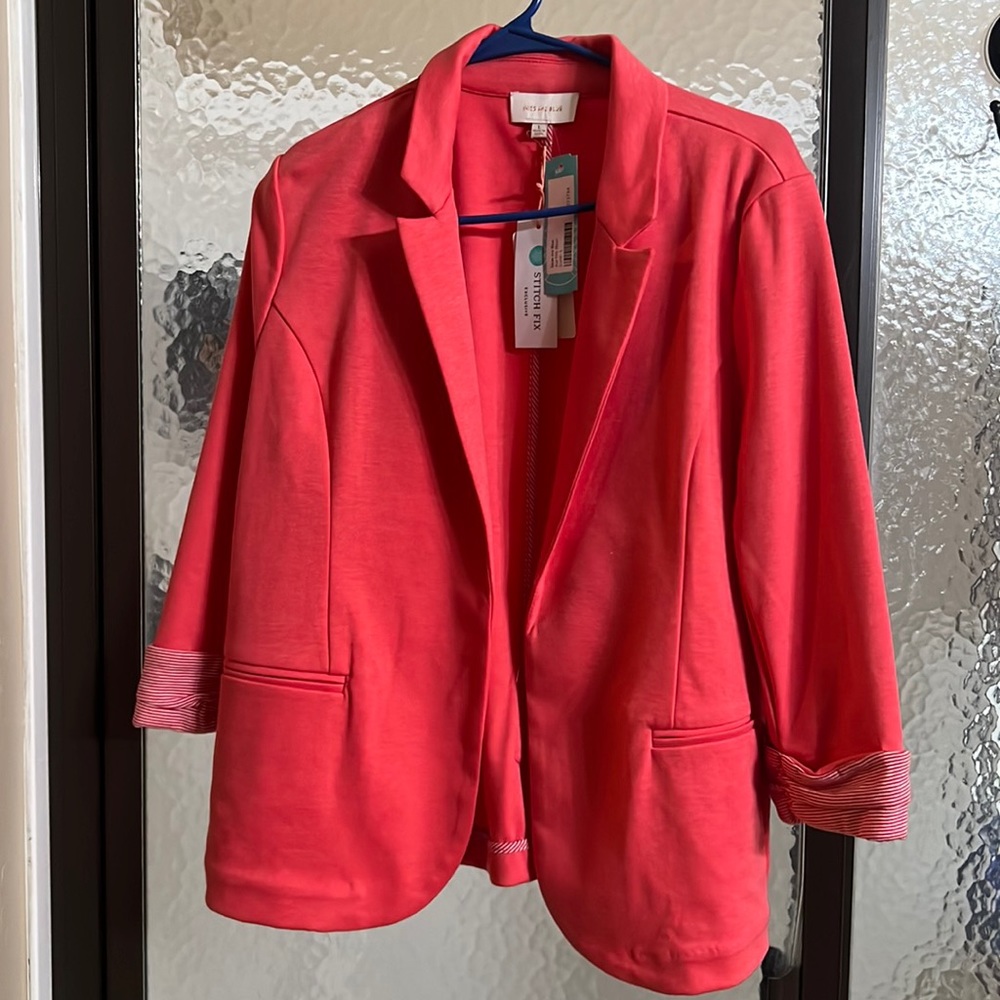 Coral blazer brand new